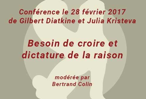 Conférence à la SPP de Julia Kristeva et Gilbert Diatkine le 28/02/2017