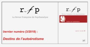 RFP 3/2018 Destins de l'autoérotisme