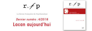 RFP 4/2018 Lacan aujourd'hui