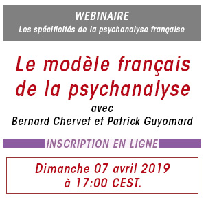 Webinaire Le modèle français de la psychanalyse