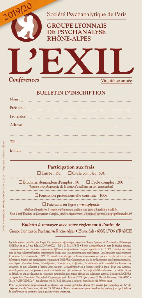 thumbnail of GLPRA_INSCRIPTION CONFERENCES_L-exil_2020