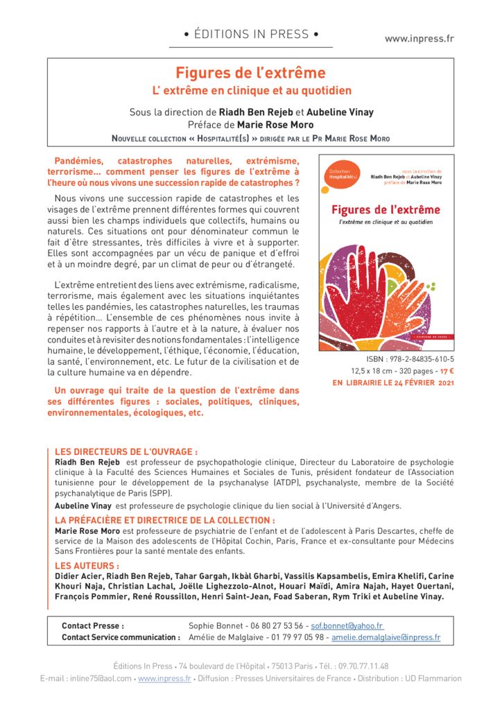 thumbnail of CP – Figures de l’extrême – R.Ben Rejeb et A. Vinay