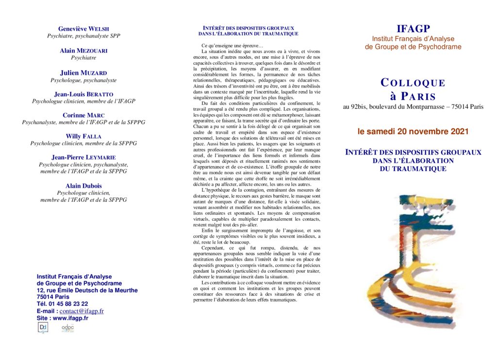 thumbnail of Colloque-IFAGP-2021