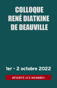 Colloque René Diatkine de Deauville 2022