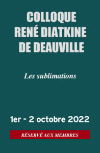 Colloque René Diatkine de Deauville 2022