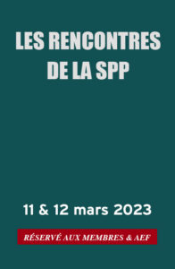 Rencontres SPP 2023