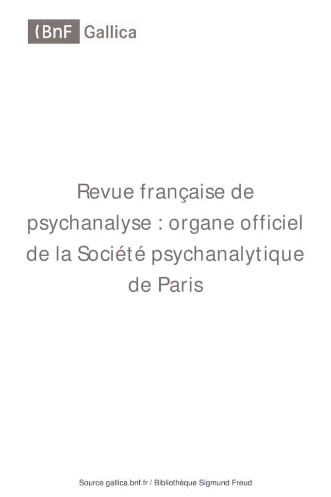 thumbnail of Revue_française_de_psychanalyse___Fais-comme-si-je-savais-pas_Michel-Schneider