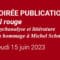 Soirée Publications « Fil rouge »