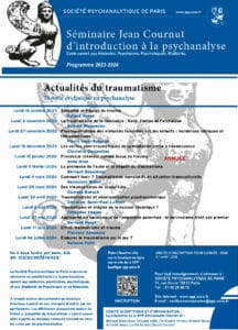 Affiche programme du Séminaire Jean Cournut 2023