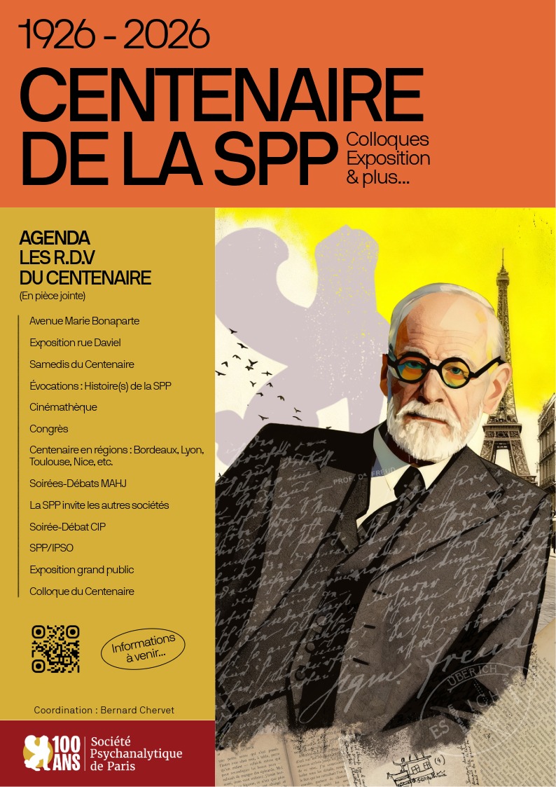 AGENDA les rendez-vous du Centenaire de la SPP 2026