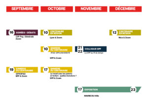 Agenda des évènements du Centenaire de la SPP — 2nd semestre 2026