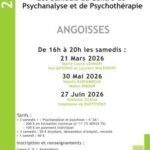 Les Samedis du Centre de Psychanalyse et de Psychothérapie Evelyne et Jean Kestemberg « ANGOISSES »