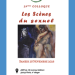 29ème Colloque ETAP « Les Scènes du sexuel »
